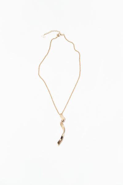 Dior Zopfkette mit Anhänger in Gold