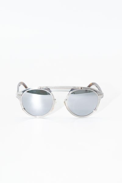 Dior Homme "Diorgenese" Sonnenbrille in Silber und Braun