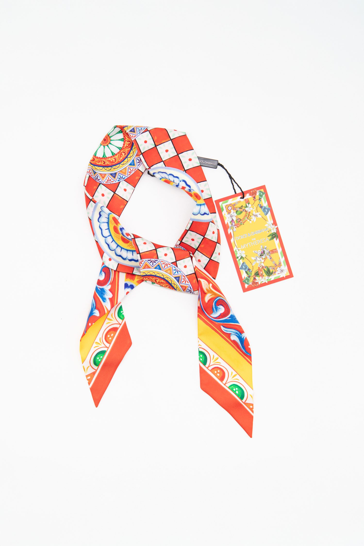 Dolce & Gabbana Tuch mit Carretto-Print in Bunt