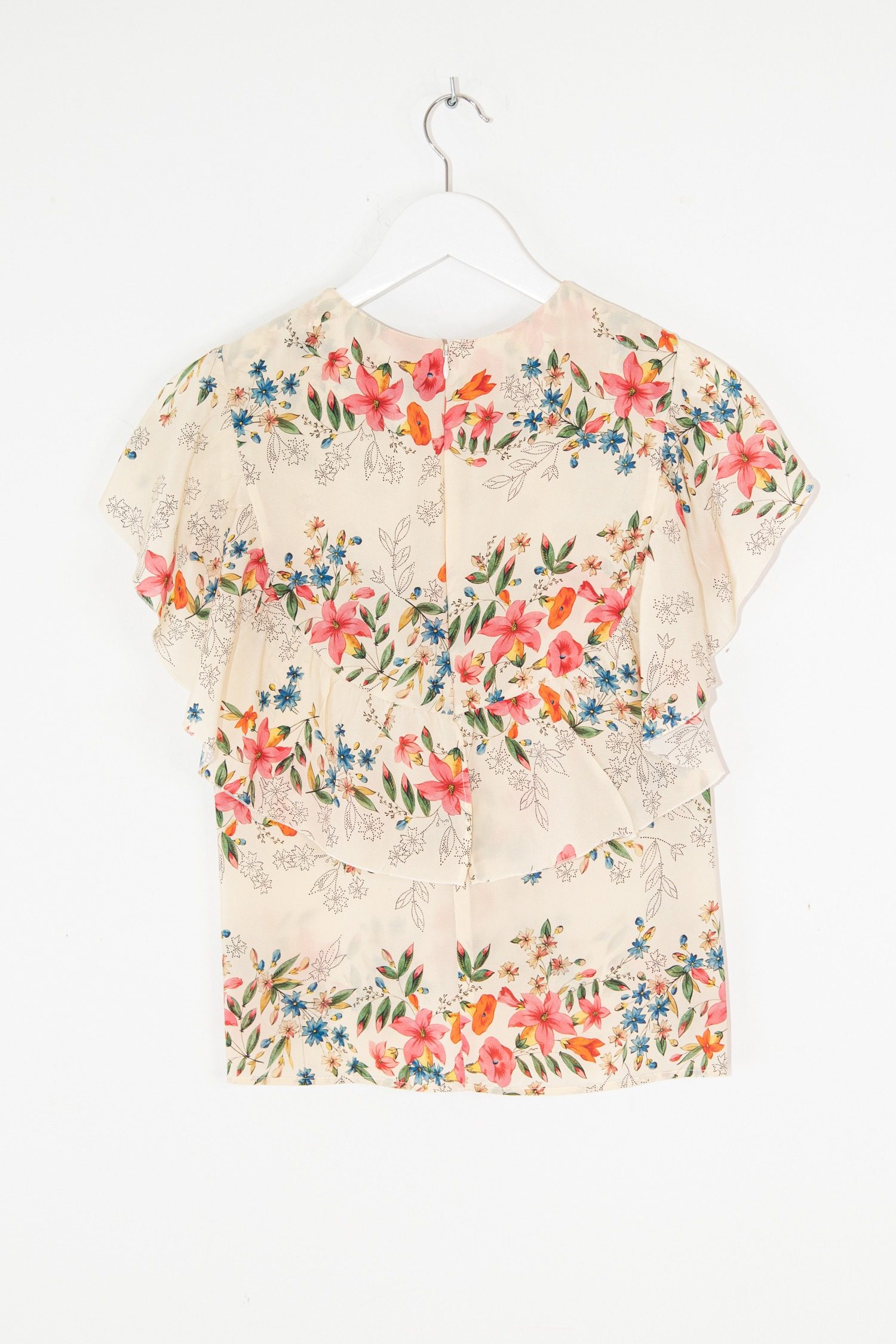 Thumbnail of http://Red%20Valentino%20Bluse%20mit%20Blumenmuster%20in%20Ecru