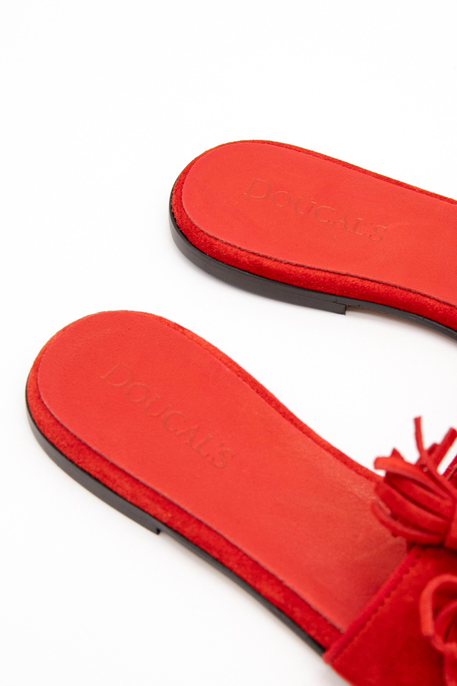 Thumbnail of http://Doucal's%20Pantolette%20Veloursleder%20in%20Rot