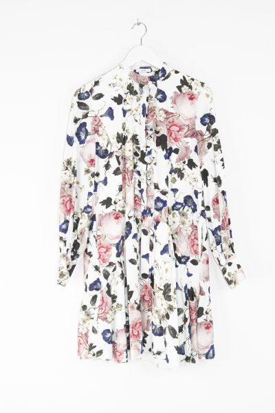 Erdem Midikleid mit langem Ärmeln und Blumenprint