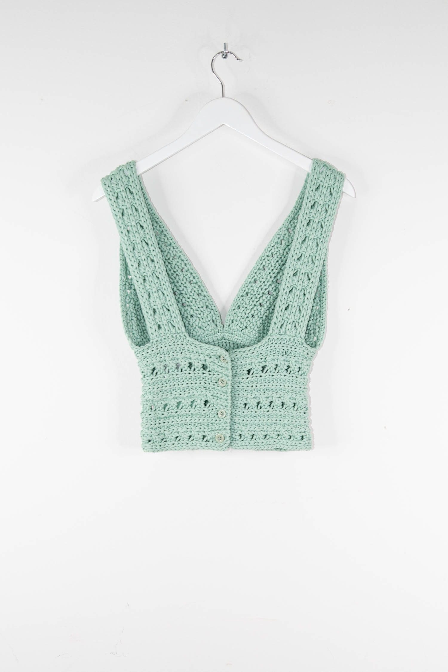 Thumbnail of http://Ermanno%20Scervino%20Häkeltop%20in%20Mint