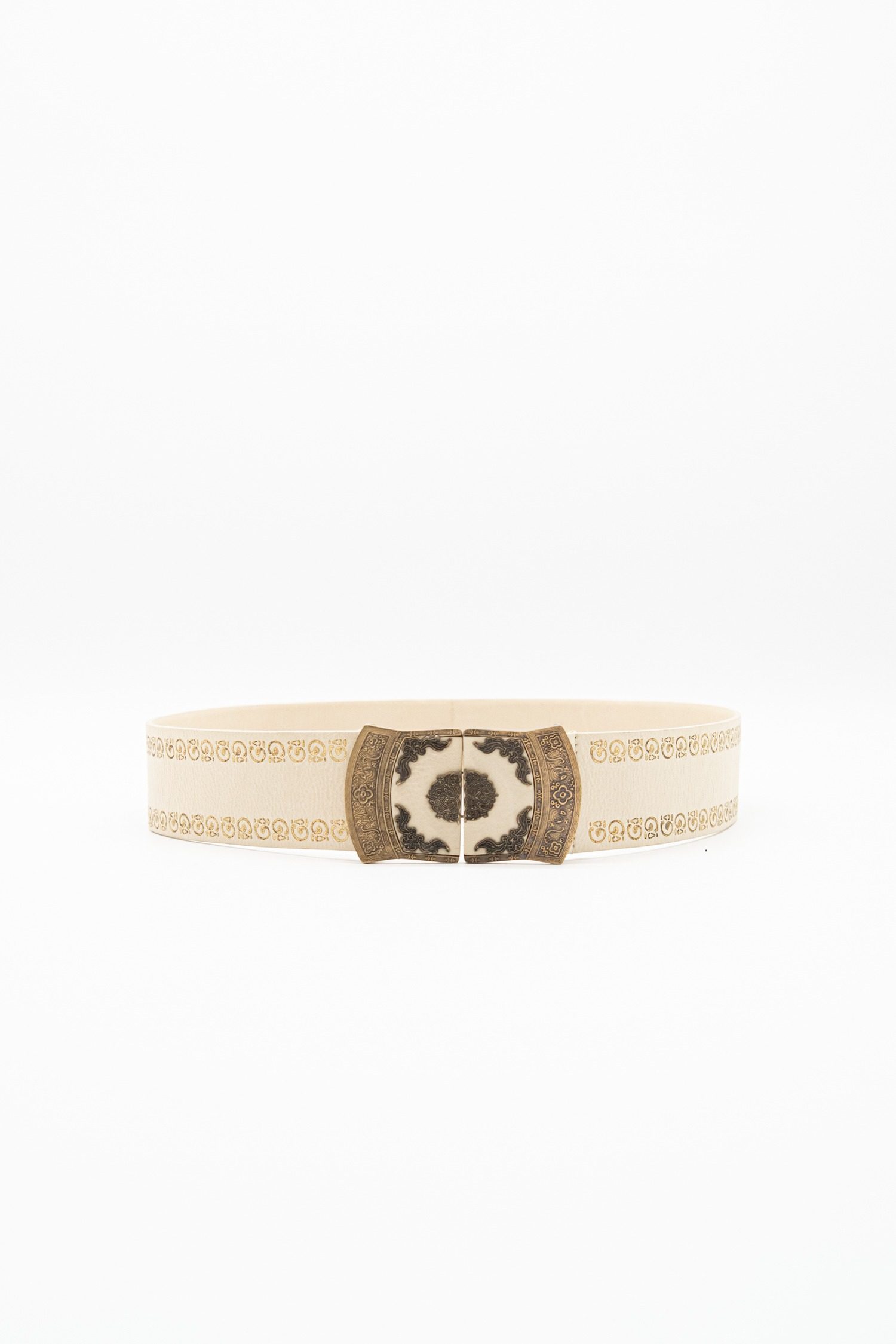 Thumbnail of http://Etro%20Gürtel%20mit%20Ornamenten%20in%20Ecru%20und%20Antikgold