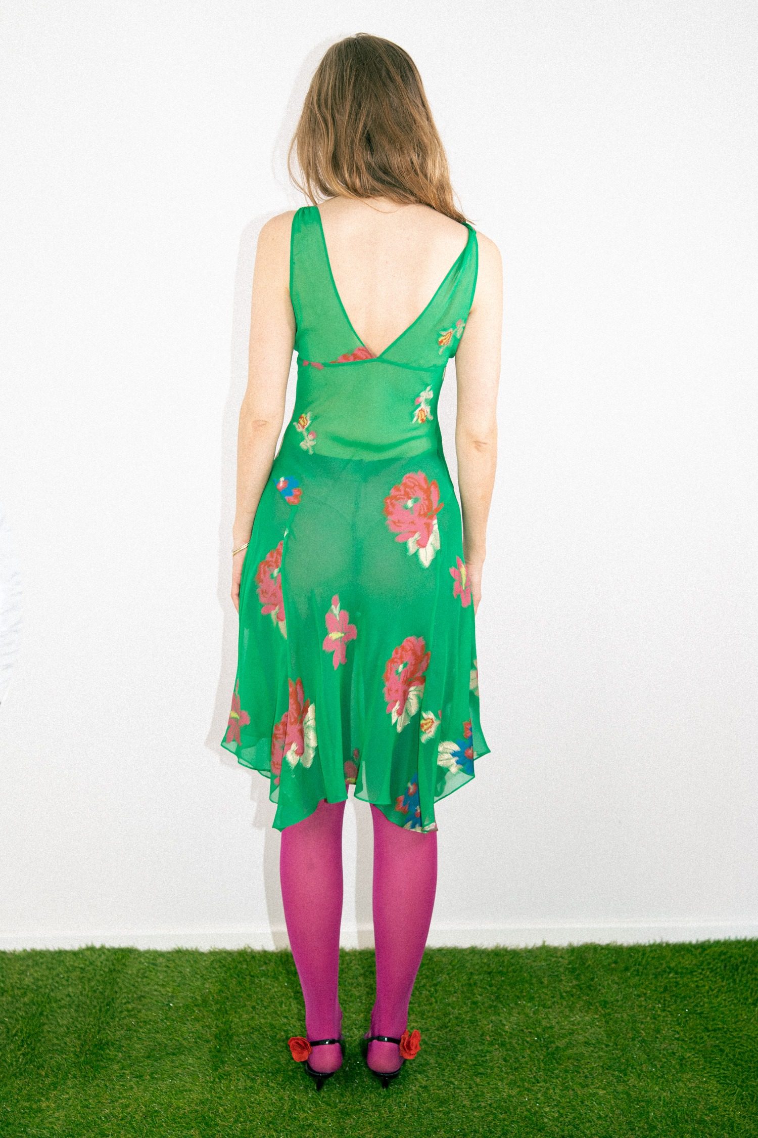 Thumbnail of http://Etro%20fließendes%20Kleid%20mit%20Blumenmuster%20in%20Grün