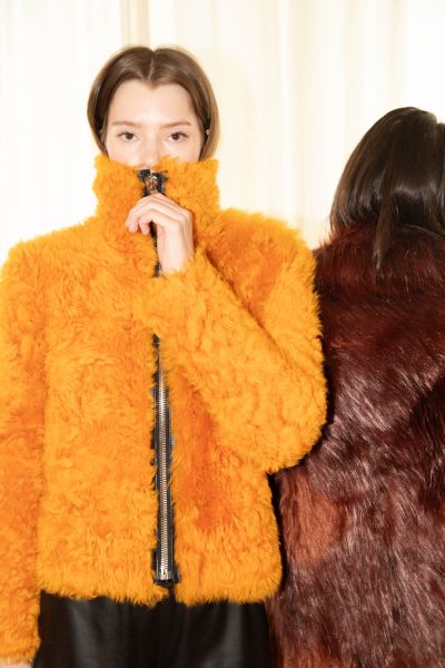 16Arlington Felljacke in Orange