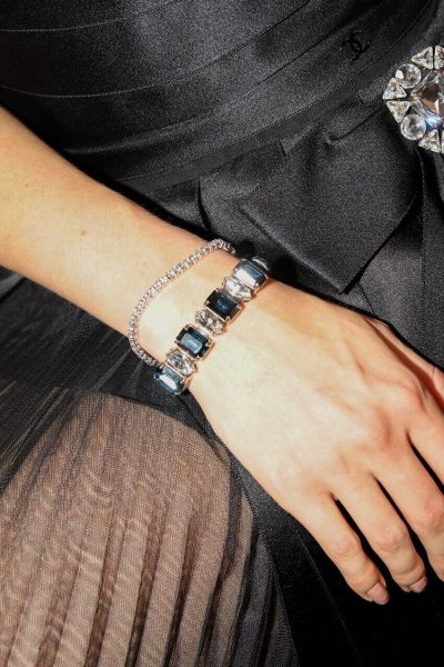 Prada Armband in Schwarz, Blau und Weiß