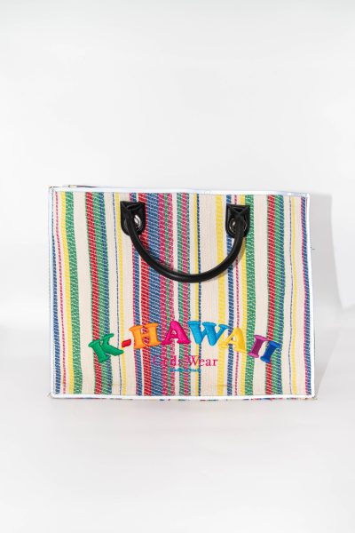 GCDS "K-Hawaii" Shopper mit Streifen in Bunt