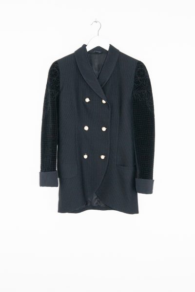 Gianni Versace Vintage Blazer in Schwarz