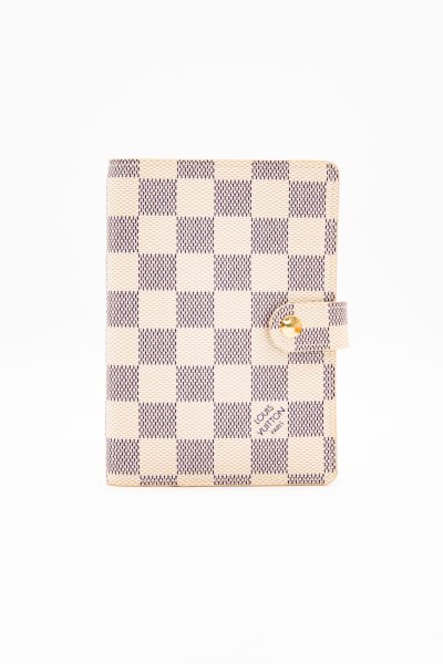 Louis Vuitton "Agenda fonctionell PM" Notizbuch in Ecru