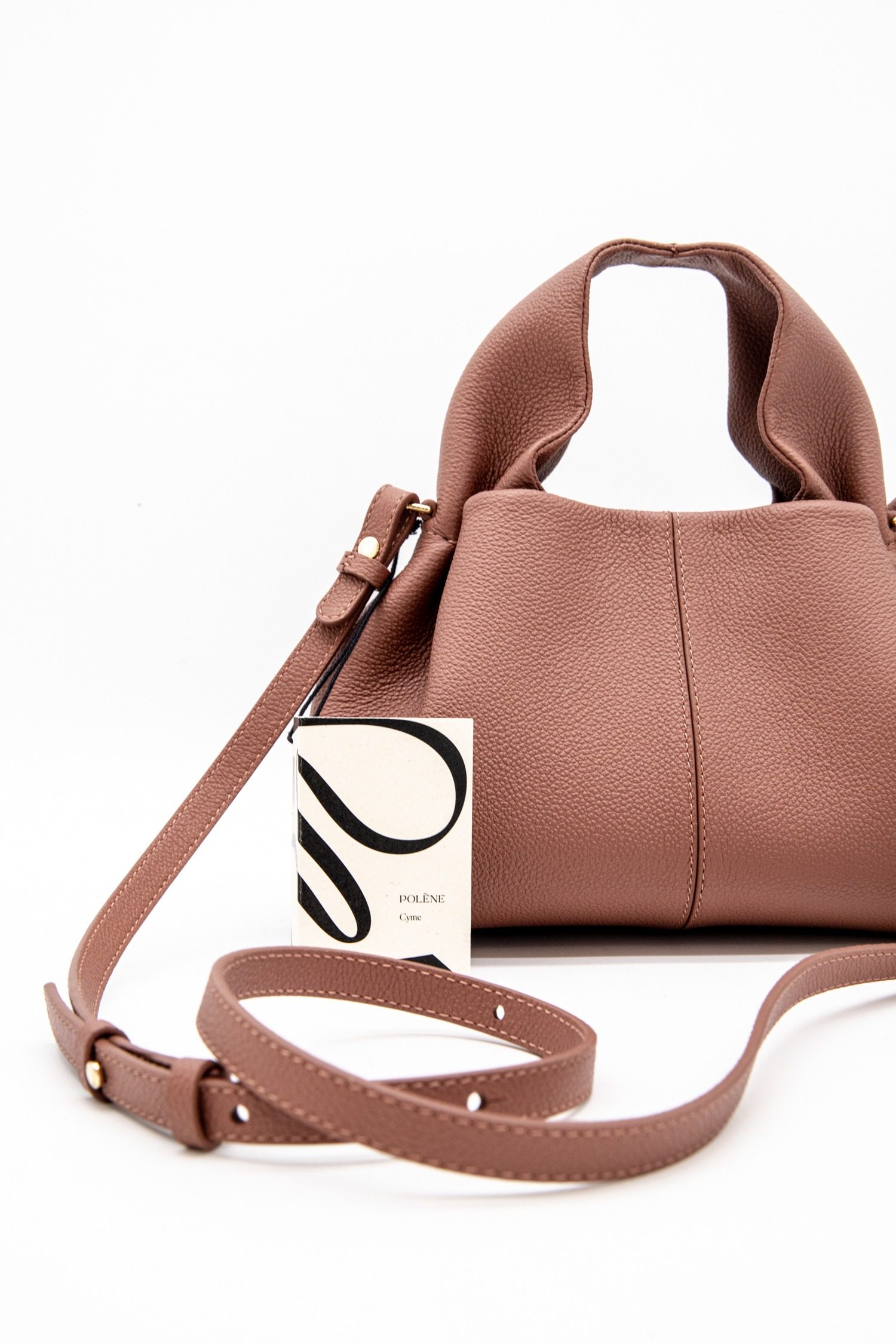 Thumbnail of http://Polène%20Numéro%20Neuf%20Mini%20Handtasche%20in%20Altrosa