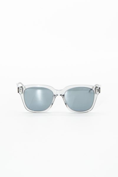 Giorgio Armani Sonnenbrille in Transparent und Hellblau
