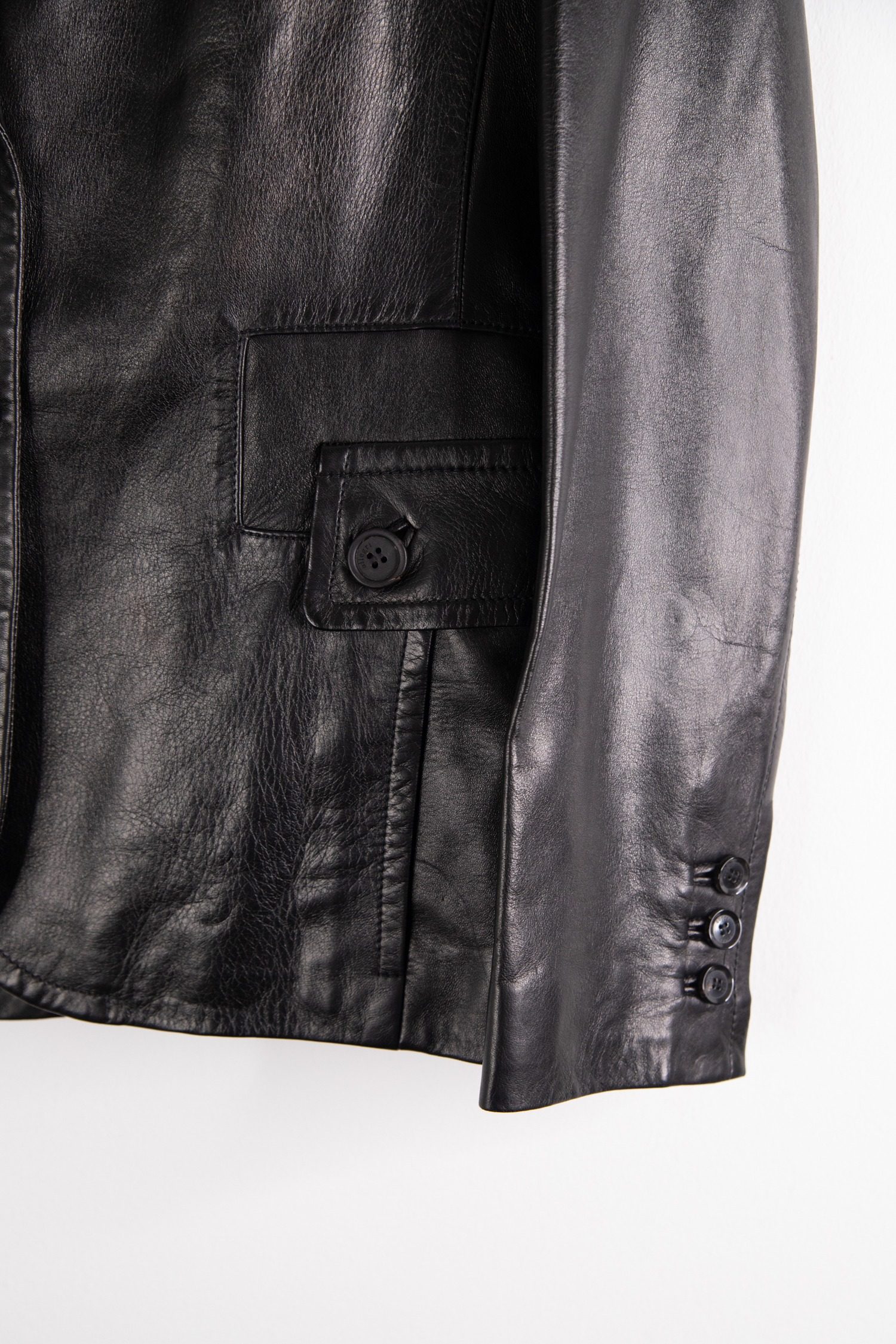 Thumbnail of http://Gucci%20Lederblazer%20in%20Schwarz