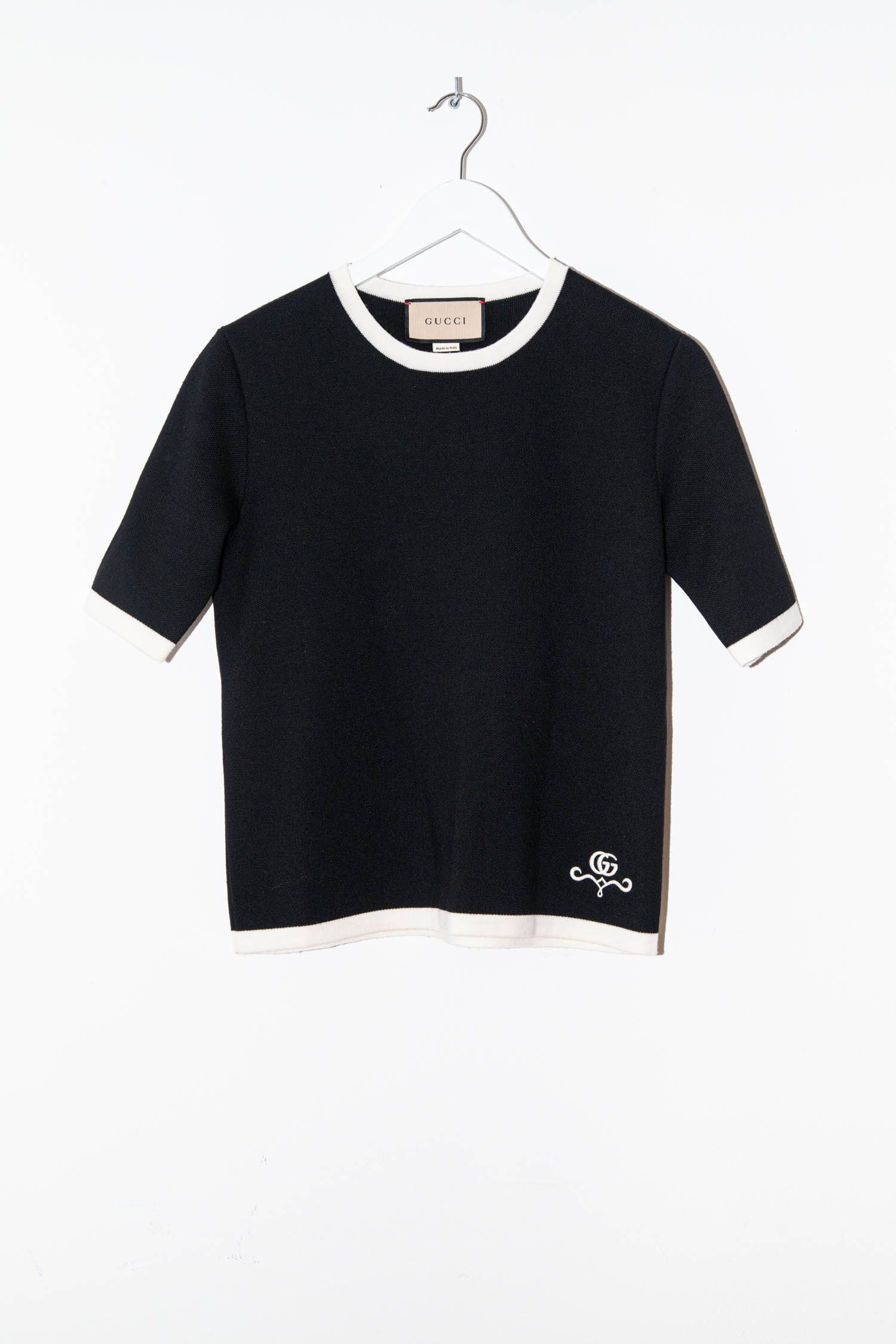 Thumbnail of http://Gucci%20Strickoberteil%20mit%20Logostickerei