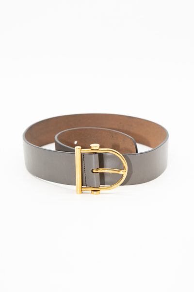 Gucci Gürtel in Grau und Gold