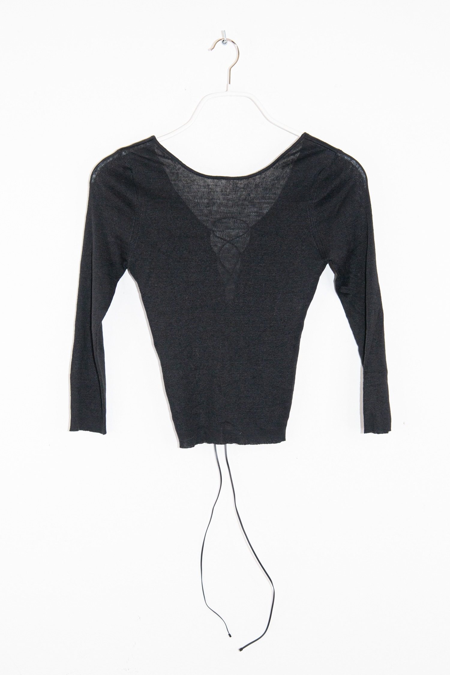Thumbnail of http://Gucci%20Vintage%20Top%20aus%20Rippstrick%20in%20Schwarz