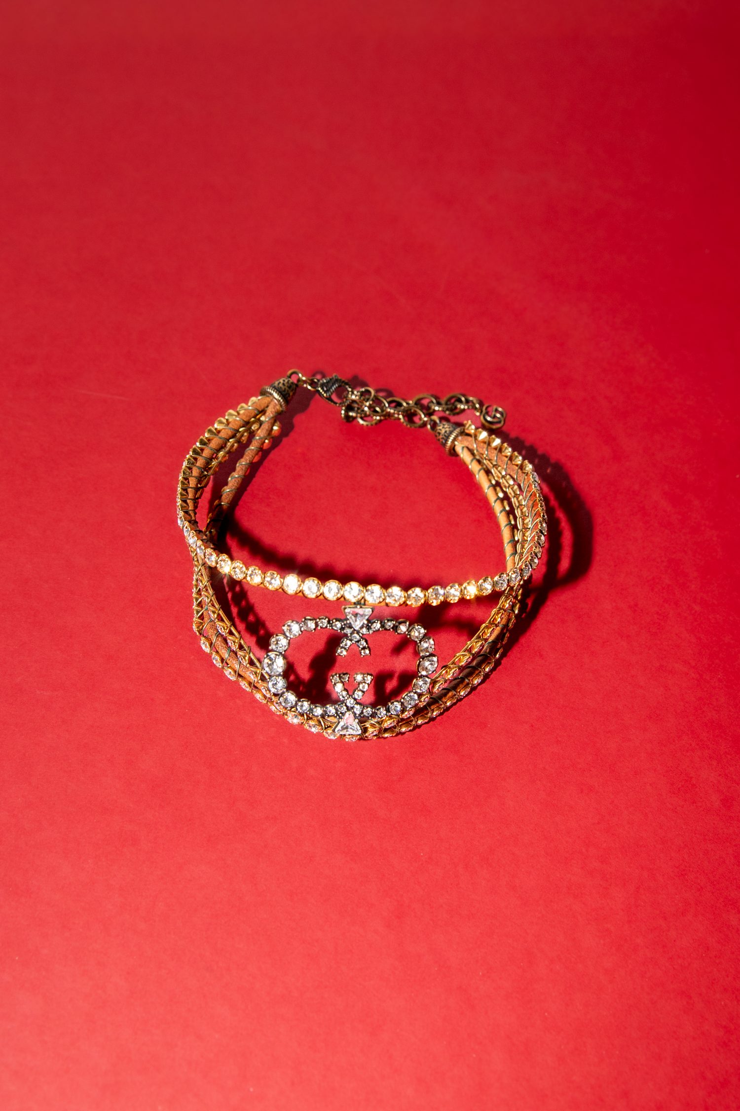 MCM "Patricia" Portemonnaie zum Umhängen in Rosa und Silber