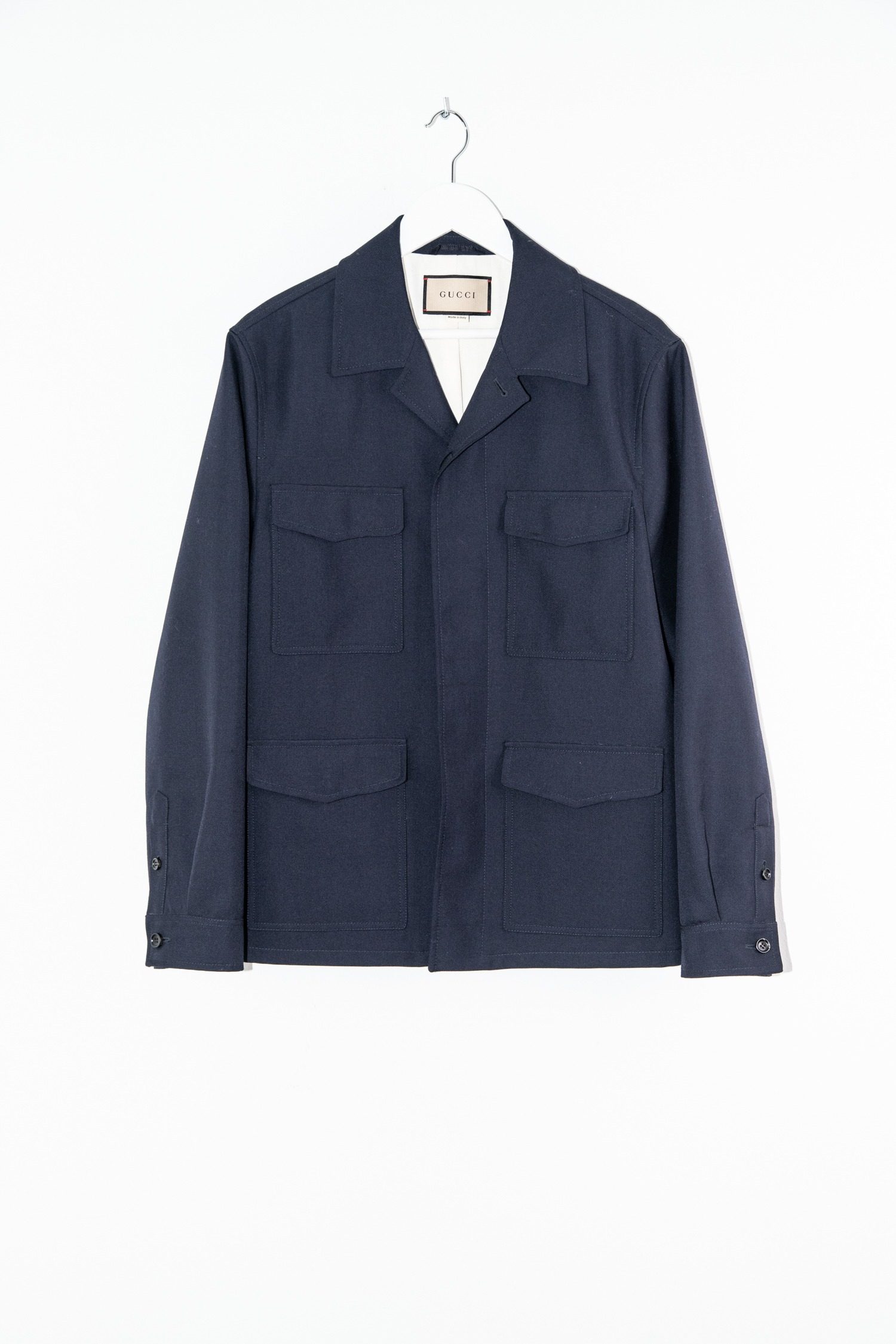 Thumbnail of http://Gucci%20Jacke%20aus%20Wollgemisch%20in%20Dunkelblau