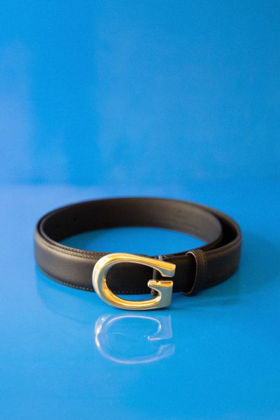 Gucci Gürtel mit goldfarbener Schnalle