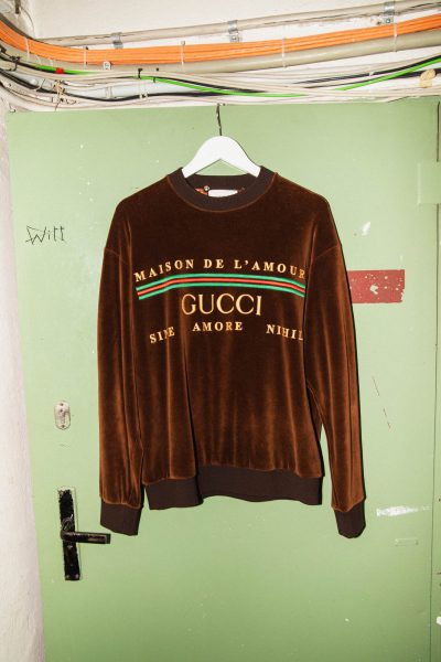 Gucci "Maison de l´Amour" Sweatshirt in Braun