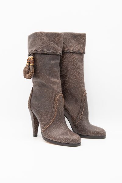 Gucci Stiefel mit Quasten-Detail in Braun