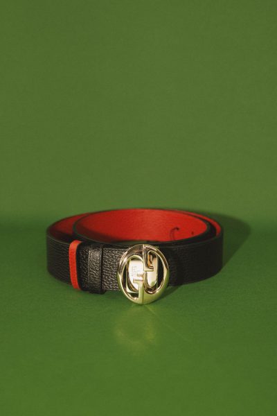 Gucci Wendegürtel in Schwarz und Rot