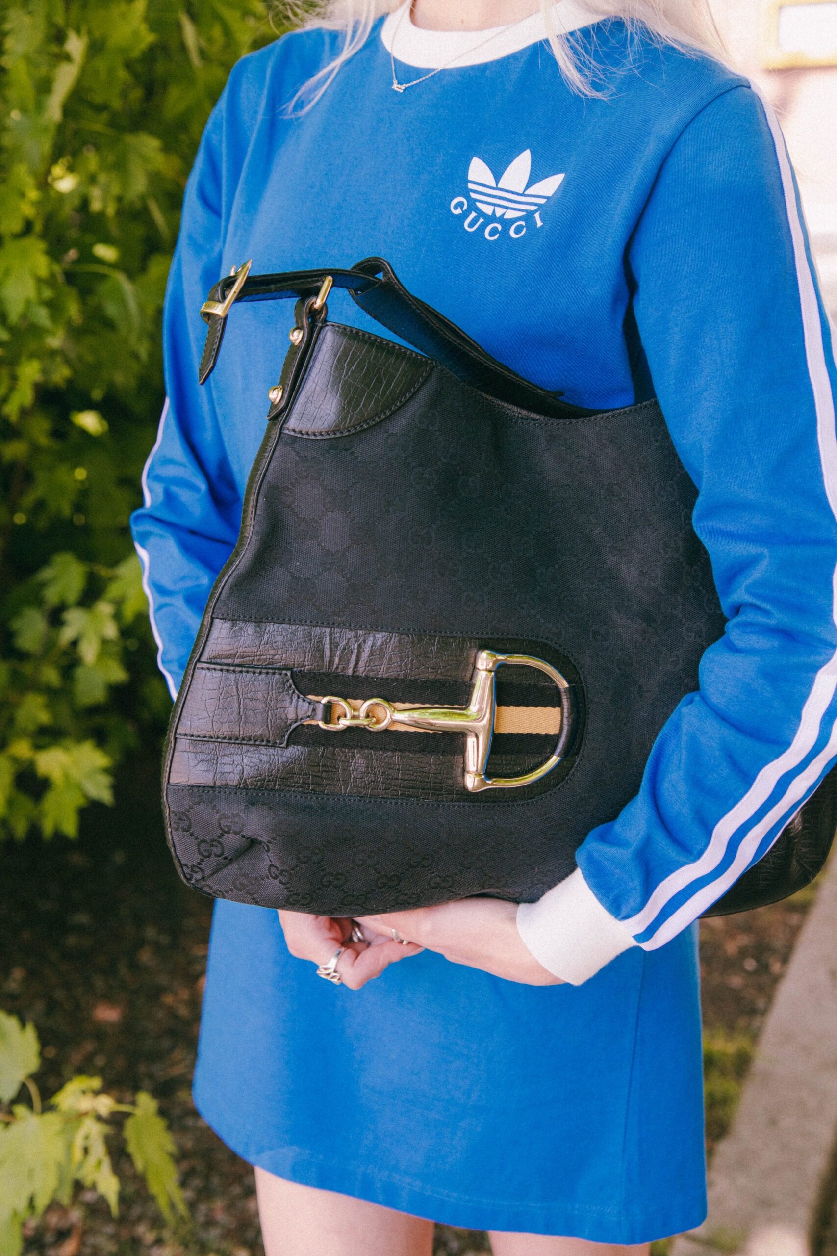 Thumbnail of http://Gucci%20Hasler%20Horsebit%20Schultertasche%20in%20Schwarz