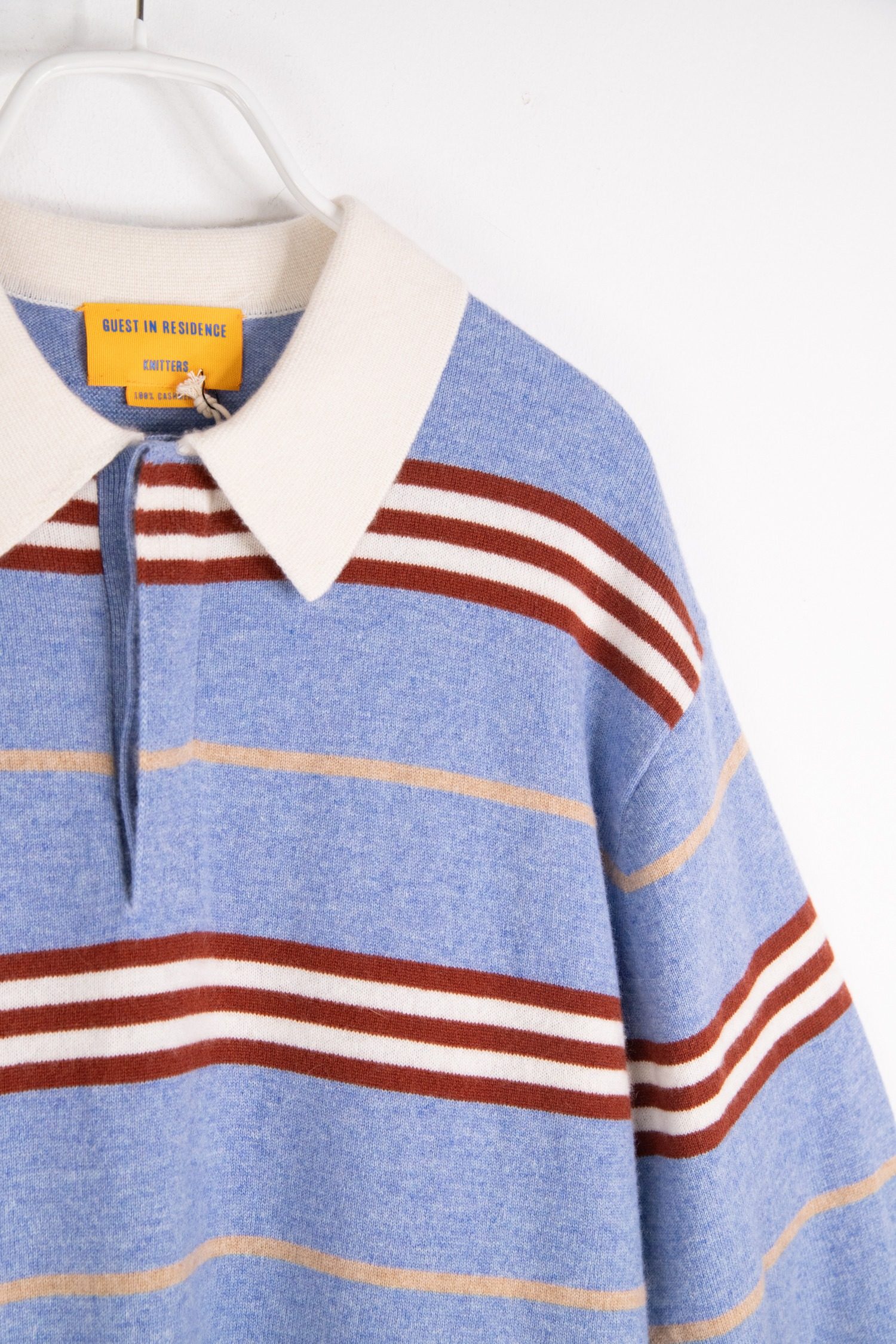 Thumbnail of http://Guest%20in%20Residance%20Oversized%20Rugby-Pullover%20in%20Hellblau