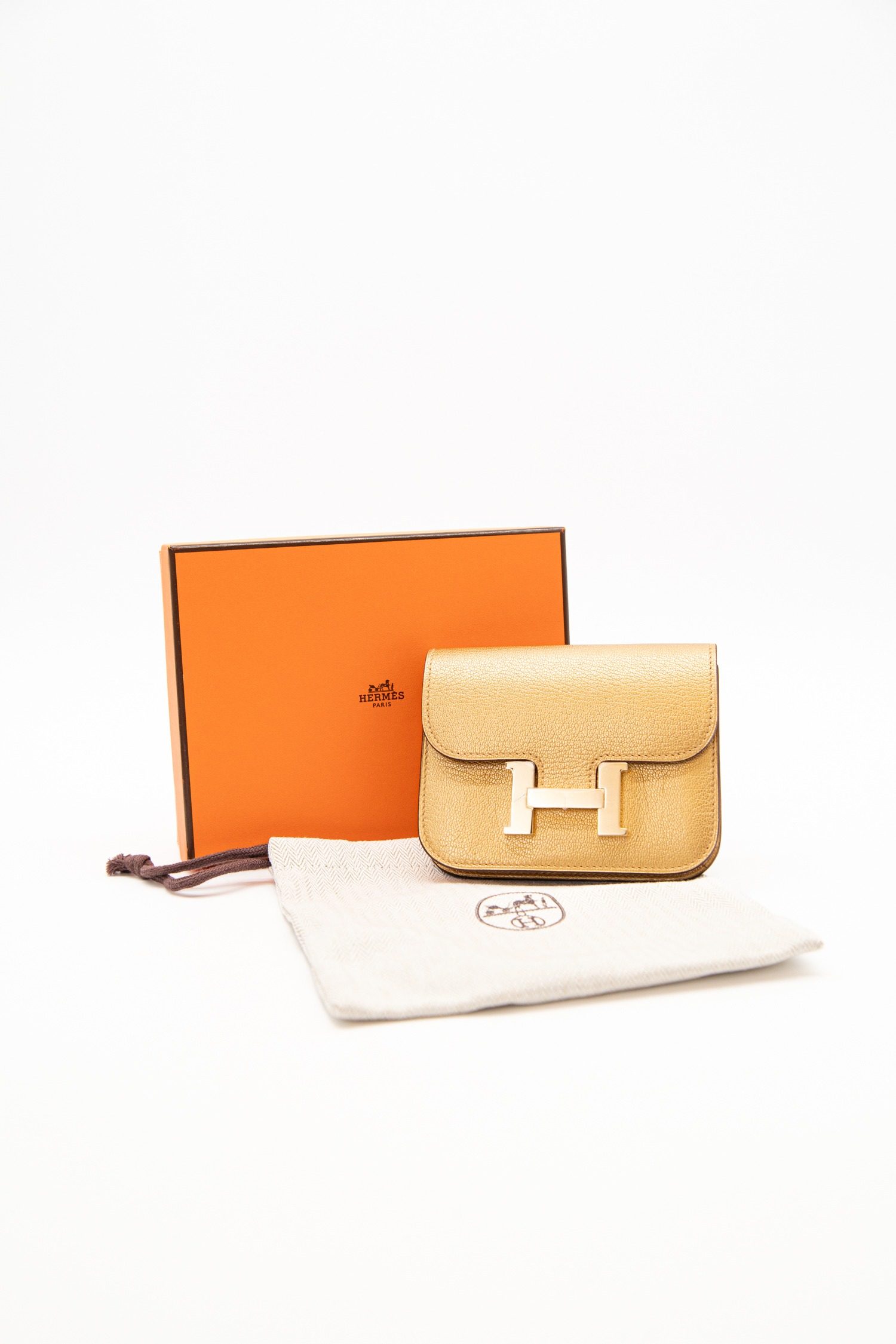 Thumbnail of http://Hermès%20„Constance%20Slim“%20Portemonnaie%20in%20Gold