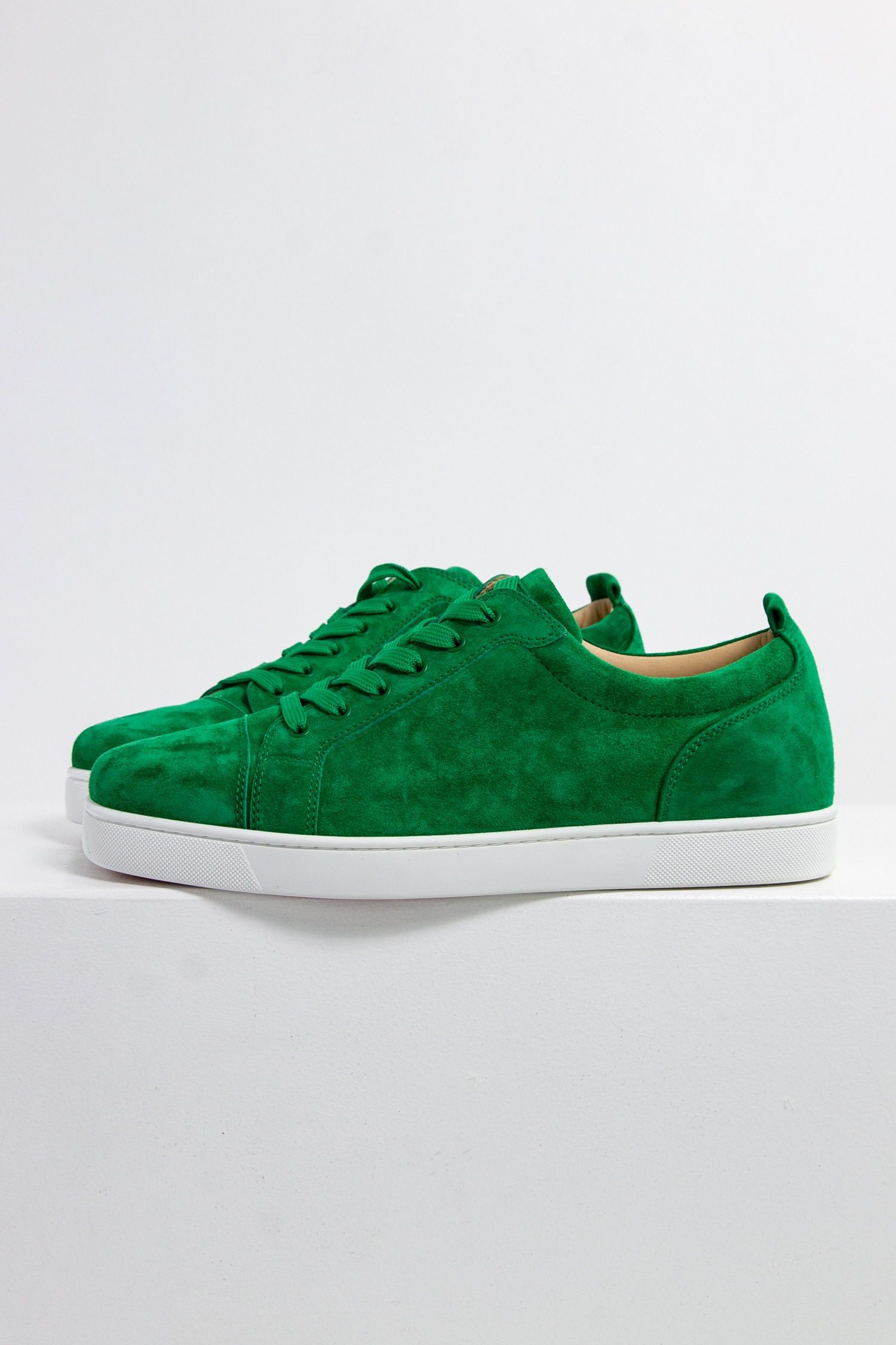 Louboutin "Louis Junior" Sneaker in grün