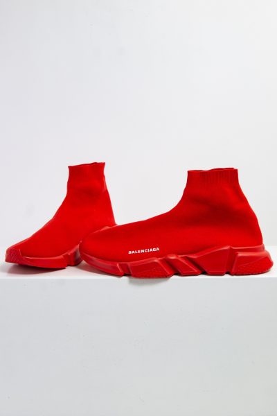Balenciaga "Speed" Sneaker in rot