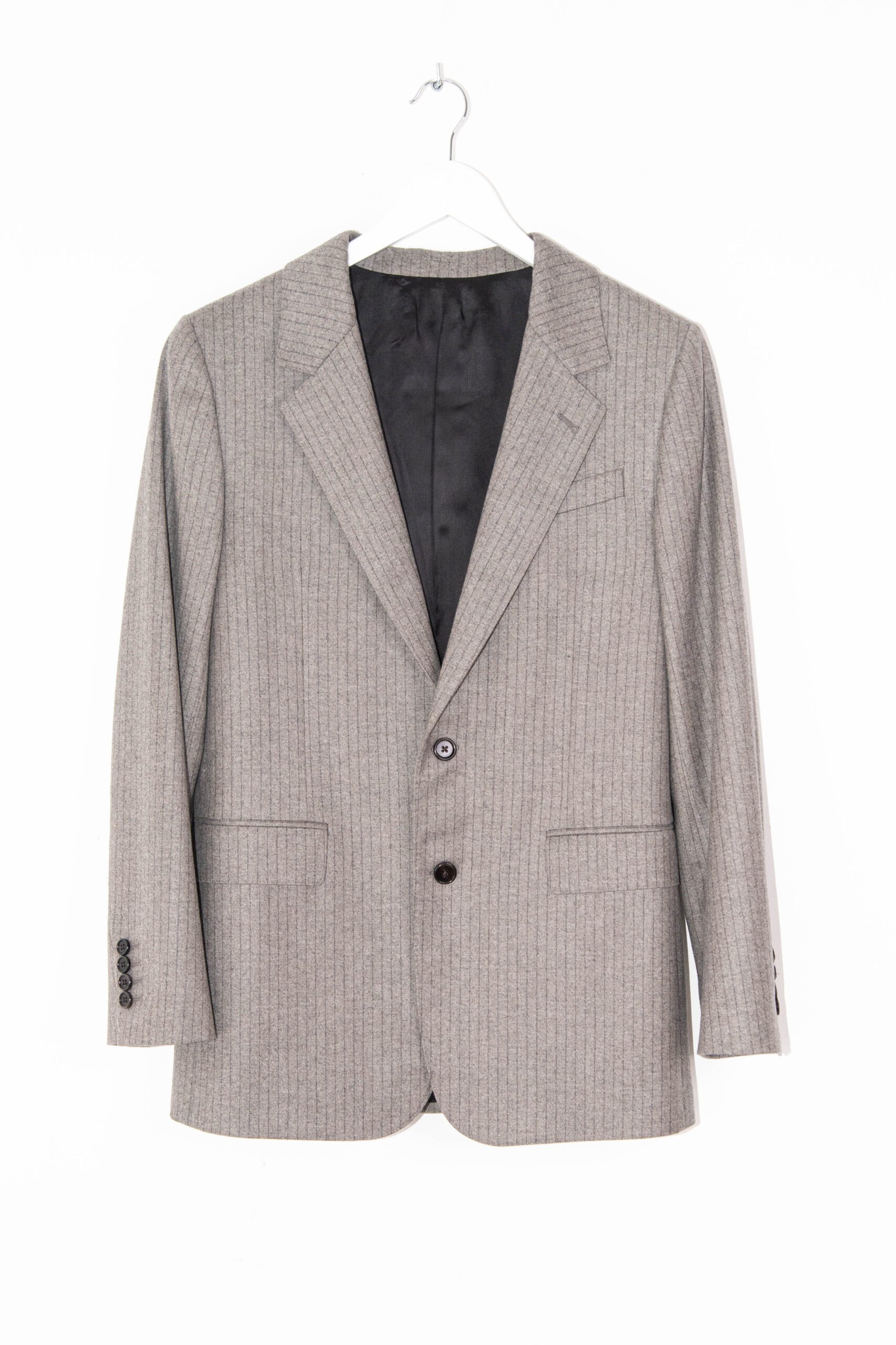 Thumbnail of http://Celine%20BNF%20Blazer%20mit%20Nadelstreifen%20in%20Hellgrau