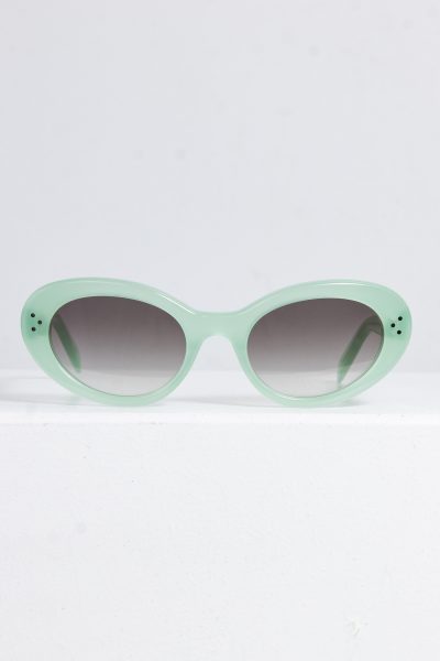 CELINE Cat Eye Sonnenbrille mit lindfarbigem Acetat Rahmen