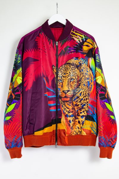 Etro BombeEtro Bomberjacke mit Print in lila rjacke mit Print in rot
