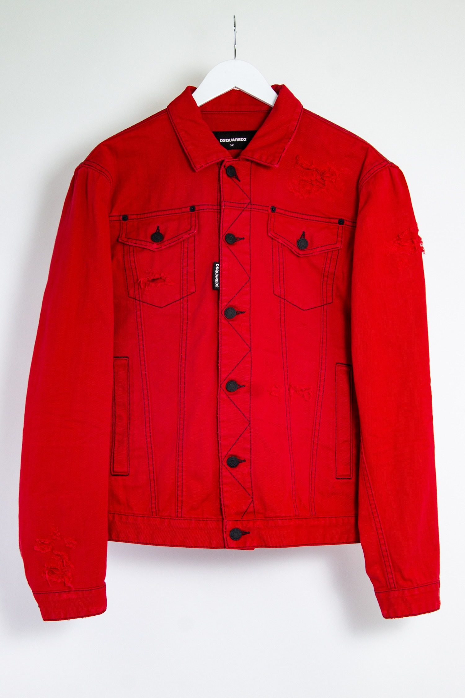 Thumbnail of http://Dsquared2%20Jeansjacke%20in%20rot
