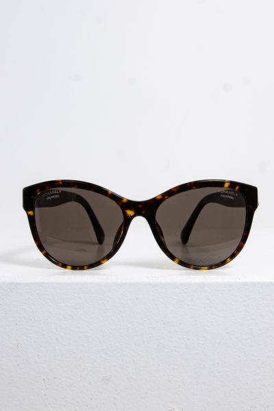 Chanel Sonnenbrille in dunkelbraun