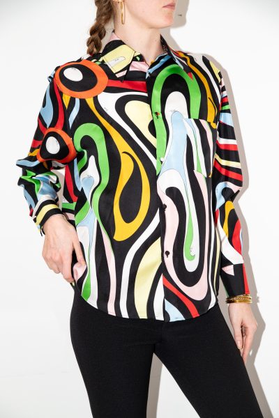 Emilio Pucci Hemdbluse mit Pucci-Print