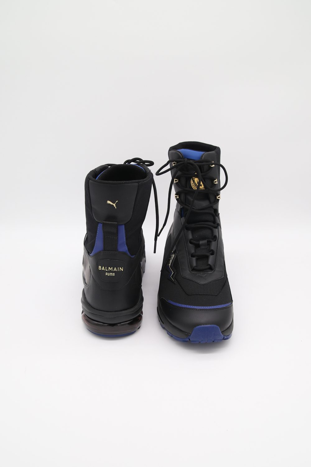Puma x Balmain "Cell Stellar Mid" Sneaker in Schwarz