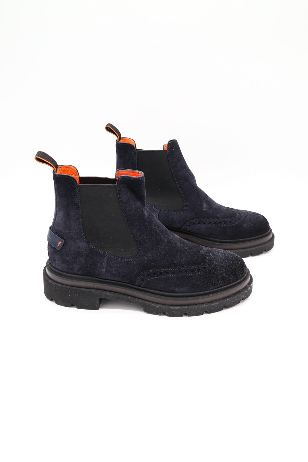 Santoni Chelsea Boots in Dunkelblau