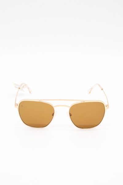 Dé Rococo Sonnenbrille in Gold und Braun