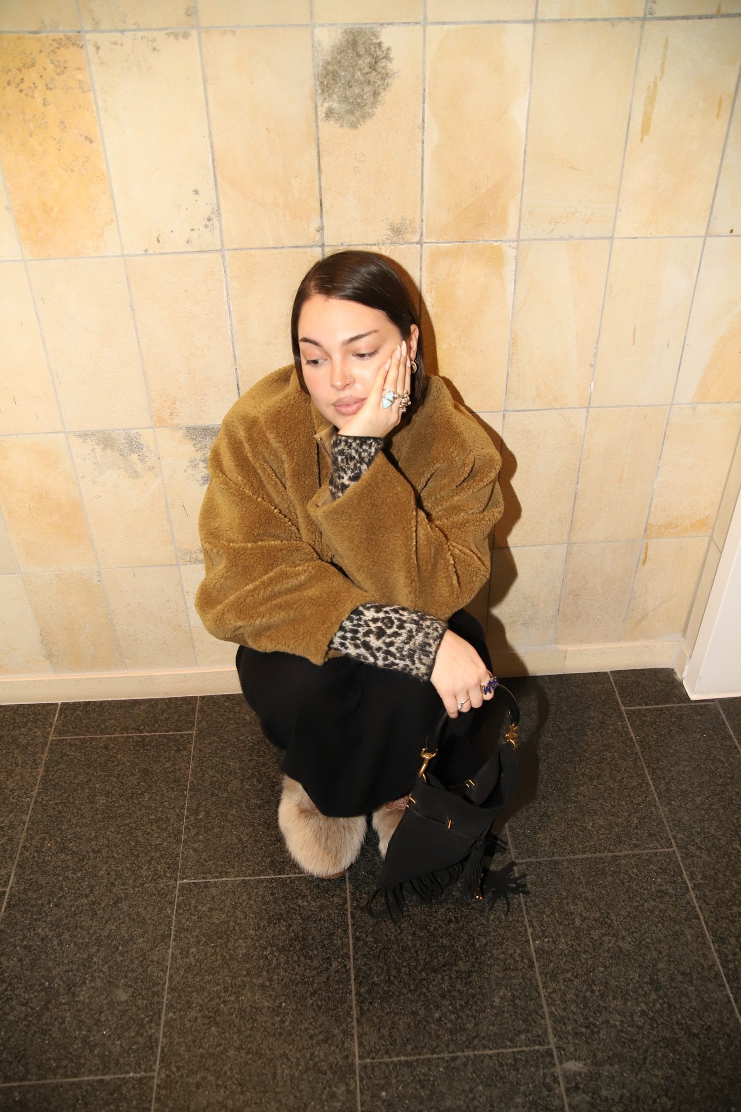 Thumbnail of http://Khaite%20Persha%20Blouson%20aus%20Webpelz%20in%20Khaki