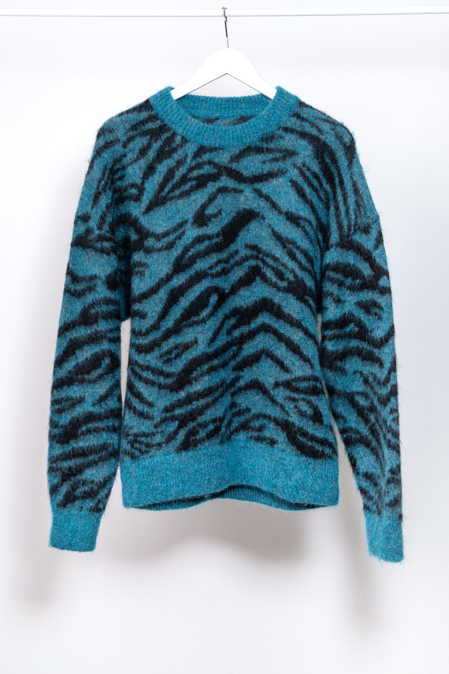 Zadig & Voltaire Strickpullover "Rita WM Tiger" in Petrol