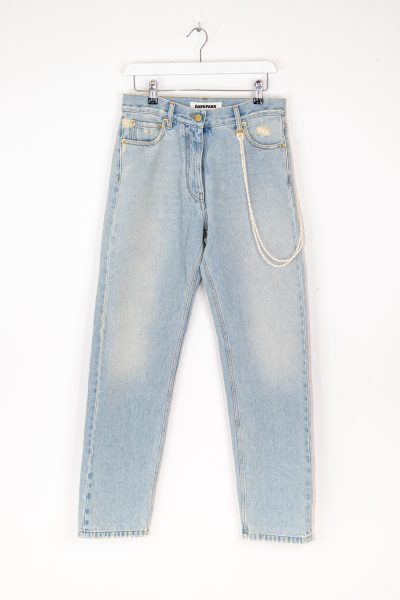 DARKPARK "Naomi" Jeans mit Kettendetail in Hellblau