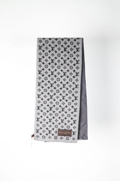 Louis Vuitton Schal mit Monogramm-Muster in Grau