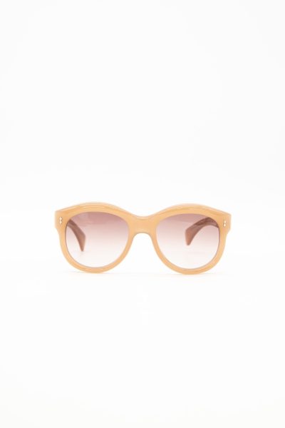 Jacques Marie Mage "Jennie" Sonnenbrille in Braun und Silber