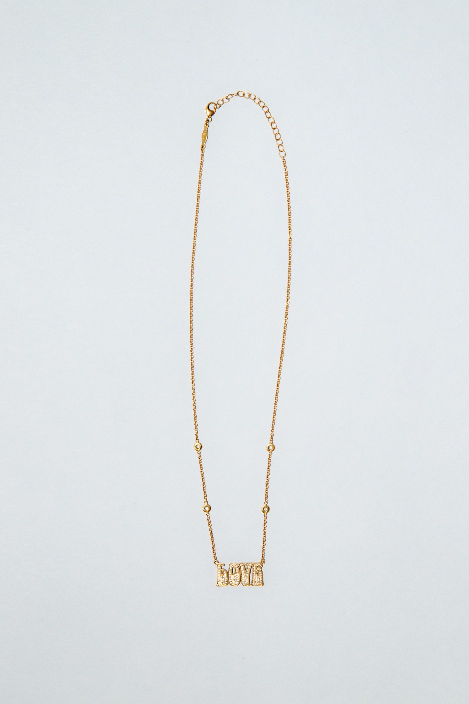 Thumbnail of http://Jacquie%20Aiche%20Love%20Halskette%20in%20Gold