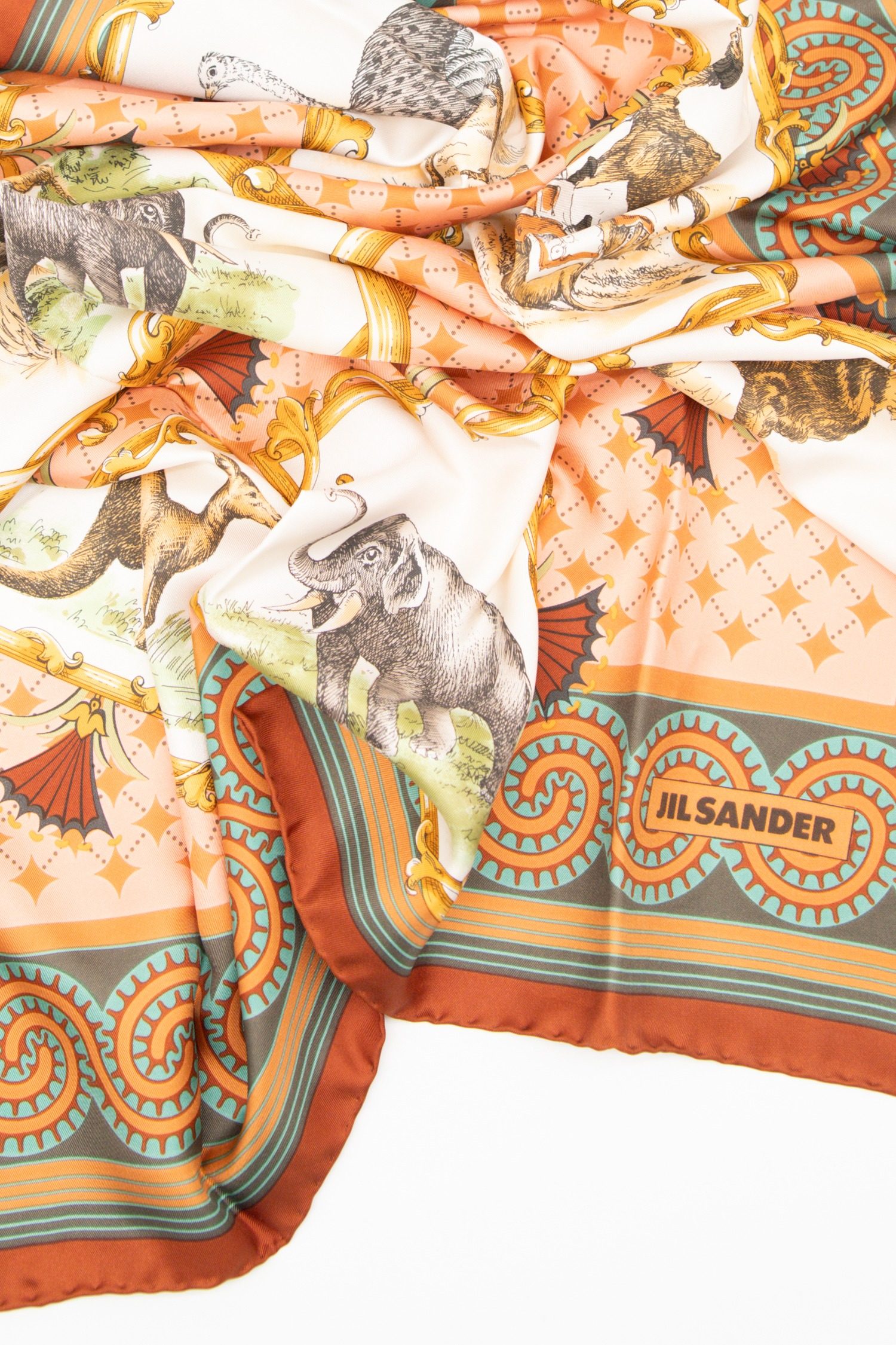 Thumbnail of http://Jil%20Sander%20Vintage%20Tuch%20in%20Braun%20und%20Bunt