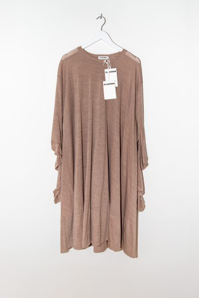 Jil Sander langes Kleid in Beige