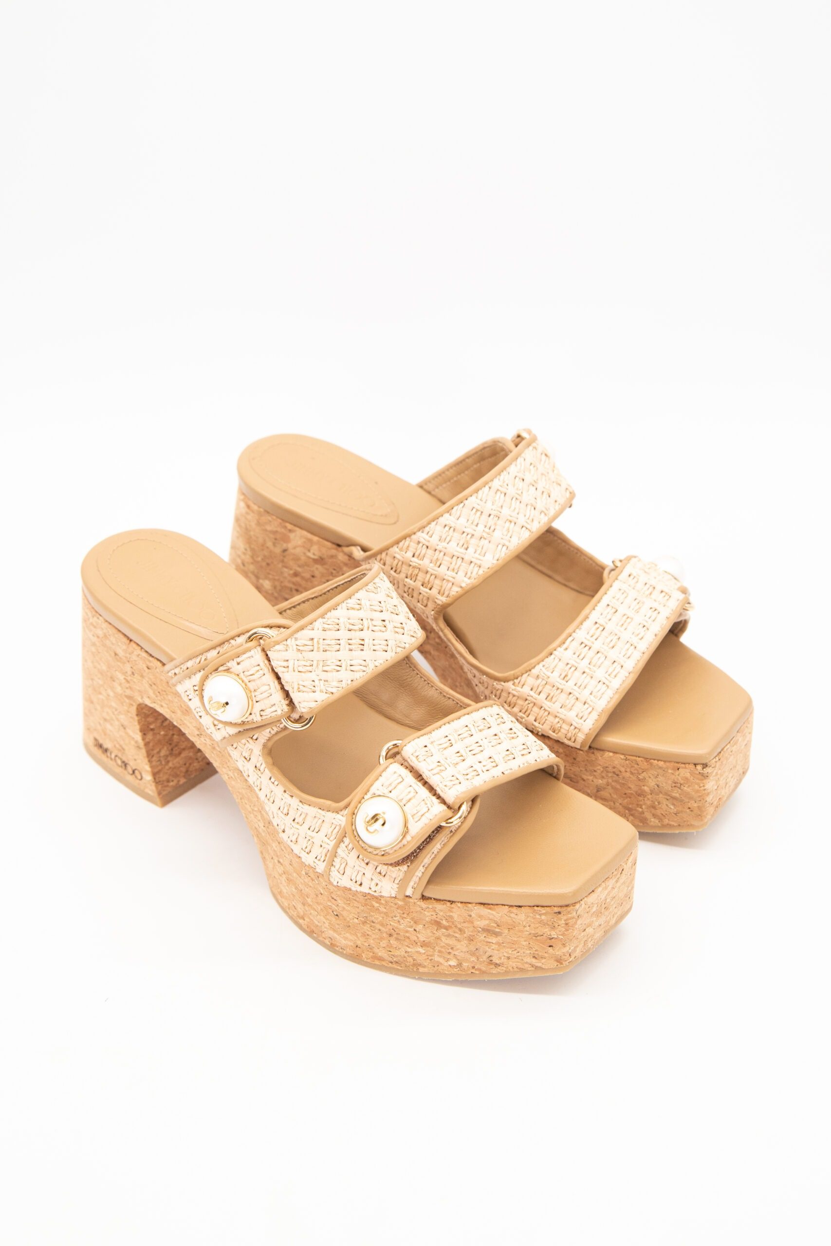 Thumbnail of http://Jimmy%20Choo%20Fayence%20Wedges%20mit%20Absatz%20in%20Beige