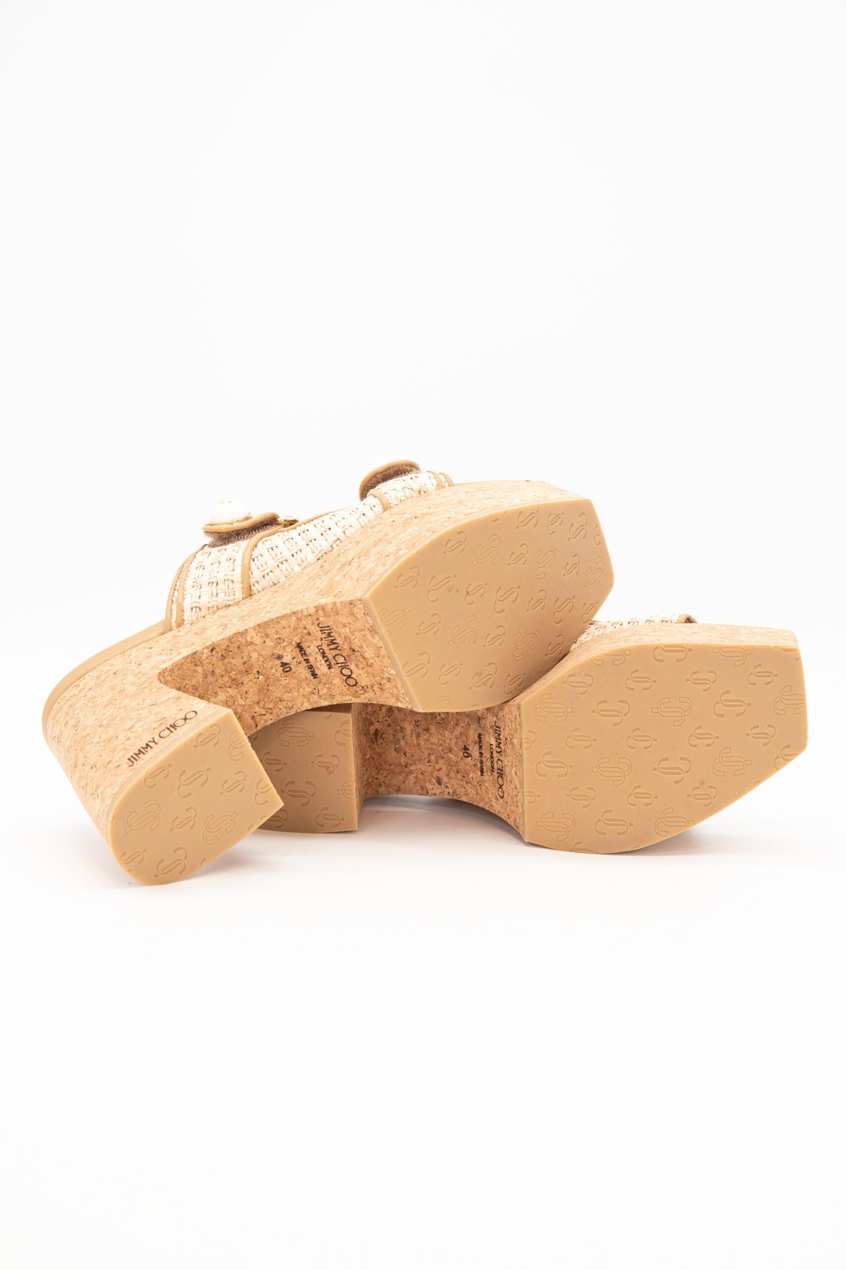Thumbnail of http://Jimmy%20Choo%20Fayence%20Wedges%20mit%20Absatz%20in%20Beige